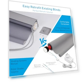 Electric Roller Blinds/Shades Motor Kit — Roller, Rollerhouse