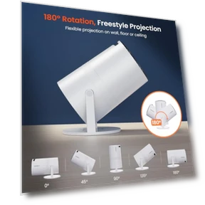 Mini Projector with WiFi and Bluetooth — Home Theater Projectors, WISHOLY