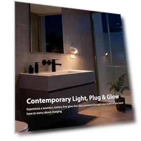 Night Light Plug-in Smart Sensor Directional Lamp with Rotating Head — Night Lights, WhilsTec