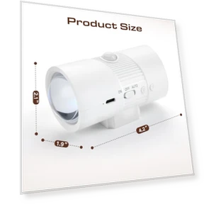 Rechargeable RGB Motion Sensor Night Light — Night Lights, XXMANX