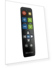 Replacement TV Remote with Big Buttons — Remote Controls, EZClicker