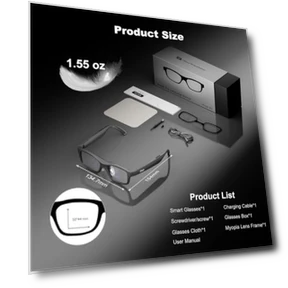 Smart AR Glasses with Real-Time Translation — Smart Glasses, iTour