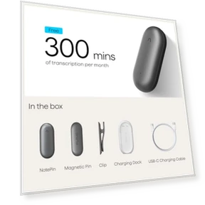 Voice Recorder with AI Notetaker and Transcription — Portable Audio Recorders, Plaud