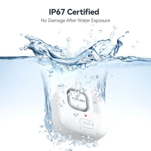 WiFi Water Leak Detectors with App Alerts and Sound Alarm, TECKNET