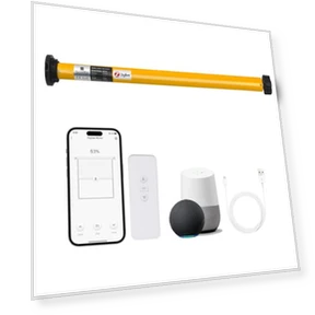 Zigbee Blinds Motor Rechargeable — Honeycomb, Sortfle