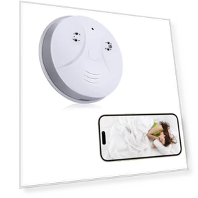 Hidden Camera Smoke Detector — Covert Surveillance, DWKINPING
