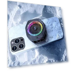 Magnetic Semiconductor Cooling Back Clip Mobile Phone Radiator — CPU Fans, Black Shark