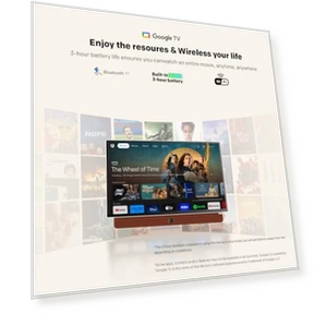 Portable Smart TV with Battery — Television, Skyworth