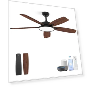 Smart Ceiling Fan with Light — Ceiling Fans & Accessories, Roomratv