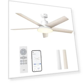 Smart Ceiling Fan with Lights — Ceiling Fan Wall Controls, Dreo