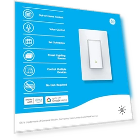 Smart Light Switch, Paddle Style — Dimmer Switches, GE