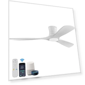 Smart Low Profile Ceiling Fan with Lights — Ceiling Fans & Accessories, Hoenofly