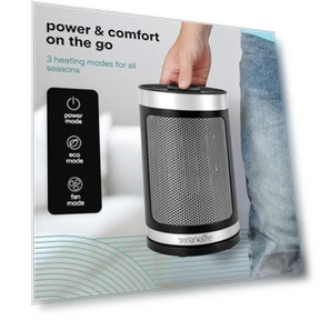 Smart Space Heater — Portable Heating Solutions, SereneLife