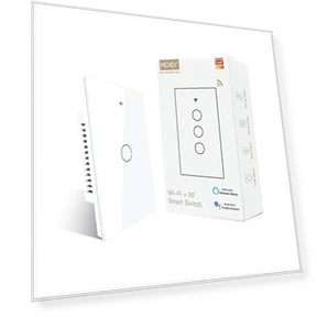 Touch Wall Single Live Wire Smart Switch — Ceiling Fan Wall Controls, MOES