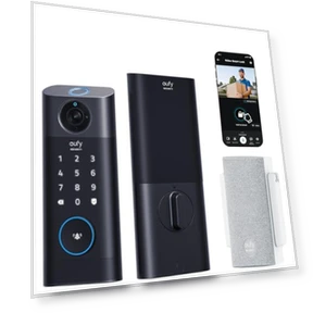 Video Smart Lock with Camera, Doorbell, and Fingerprint Keyless Entry — Smart Home Security, eufy Security
