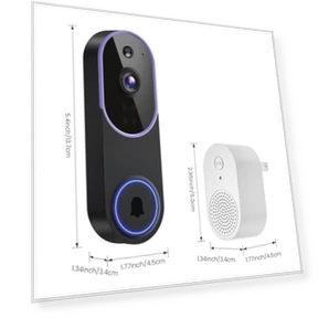 Wireless Video Doorbell Camera — Smart Home Security, OrbiFira