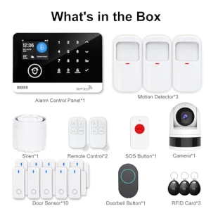 Wireless WiFi/GSM Home Security System with Camera — Security Monitoring, Banivigx
