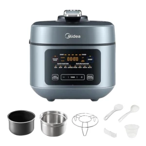 8-in-1 Electric Pressure Cooker with Dual Pots — Multicooker, Midea