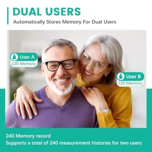 Blood Pressure Monitor Upper Arm Monitors for Home Use BP Machine Sphygmomanometer with 2x120 Reading Memory Adjustable... — Blood Pressure Monitor, Oklar