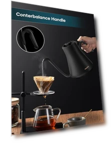 Electric Kettle with Precise Temperature Control — Kettles & Tea Machines, INTASTING