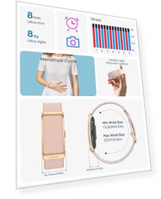 Health Fitness & Activity Tracker — Wearable Accessories, PJIVE