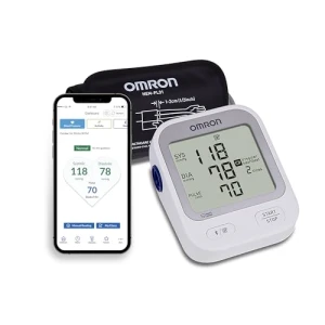 Silver Upper Arm Blood Pressure Monitor — Blood Pressure Monitor, Omron