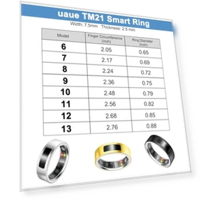 Smart Health Ring with Vibration Alert and Touch Control — Smart Rings, uaue