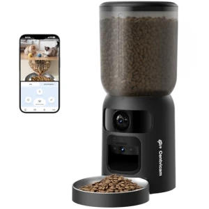 Automatic Cat Feeder with Dual HD Camera and Interactive Toy — Automatic Pet Feeder, Centvicam