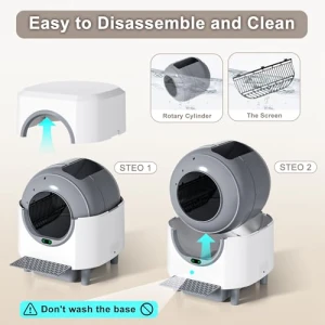 Automatic Litter Box — Self-Cleaning Litter Box, Ellenpent