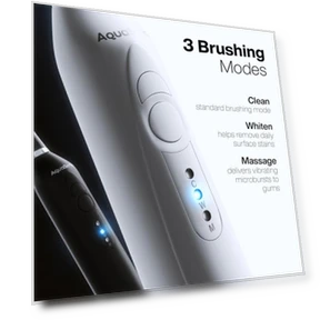 Dual Handle Ultra Whitening Electric Toothbrushes — Ultrasonic, AquaSonic
