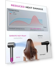 Professional High Speed Ionic Hair Dryer — Dryers & Accessories, SHRATE