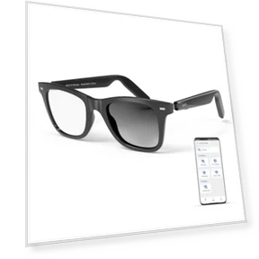 AI Glasses with ChatGPT Assistant, Real-time Translation, and Open-Ear Audio — Smart Glasses, GetD