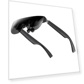 XR/AR Glasses with 160-inch Virtual Screen, 44° Field of View, 120Hz, 5000 Nits, 4K Display — Smart Glasses, THIИKAЯ