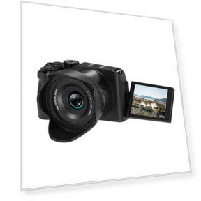 5K WiFi Digital Video Camera with 12X Optical Zoom — Compact Digital Cameras