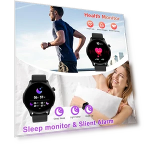 Fitness Smartwatch with AMOLED Screen and Bluetooth Calling — Smartwatches, Kimeag