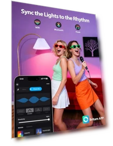 Smart Light Bulbs, Color Changing, 4 Pack — Incandescent, Odnora