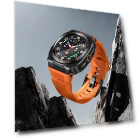 Vibrant Zinc Alloy Cover Integrated Silicone Watch Band — Watch Straps & Bands, Samsung