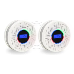 Wireless Interconnected Smoke and Carbon Monoxide Detector with Digital Display, KLTsenaife