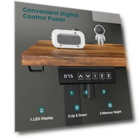 Adjustable Height Standing Desk — Monitor Stands, SMUG