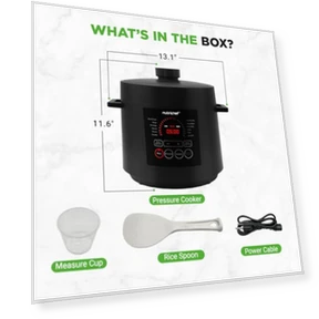 Electric Pressure Cooker — Electric Pressure Cookers, NutriChef