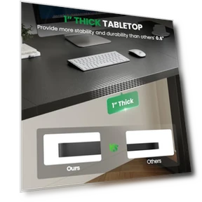 Electric Standing Desk Adjustable — Monitor Stands, DeskShow