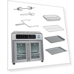 Extra Large French Door Air Fryer Toaster Oven Combo — Toaster Ovens, Emeril Lagasse