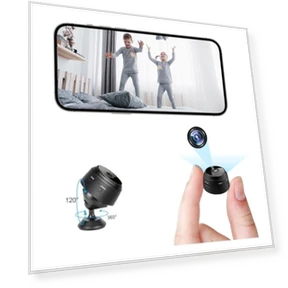 Hidden Spy Camera for Home Use — Outdoor Security Cameras, ZMDCAM
