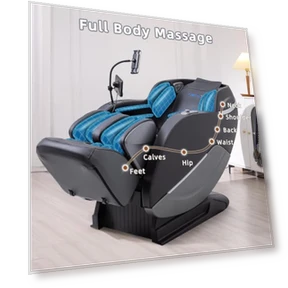 Massage Chair, Full Body Zero Gravity Recliner — Beds & Tables, MYTHIA