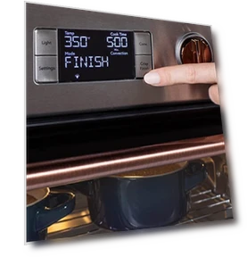 Oven with 14 essential cooking modes, including Air Fry, CrispFinish, Bake, Broil, Roast, Toast, Pizza, WiFi & Smart... — Convection, Café