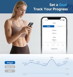 Smart Bathroom Scale with Body Composition Analysis — Smart Scale, GE
