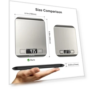 Smart Food Kitchen Scale with Nutritional Calculator — Weight Management Tools, Ultrean