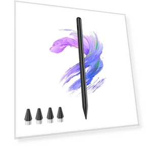 Digital Stylus Pen with 4 Replacement Tips and Magnetic Attachment — Styluses & Digital Pens, Kenkor