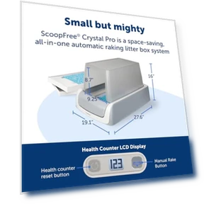 Self-Cleaning Automatic Cat Litter Box with Front Entry and Motion Sensing — Training Systems, PetSafe