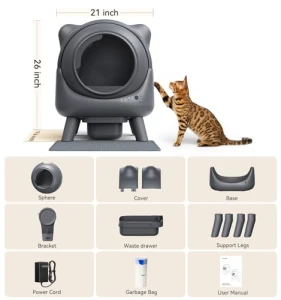 Self Cleaning Litter Box — Self-Cleaning Litter Box, FEELNEEDY